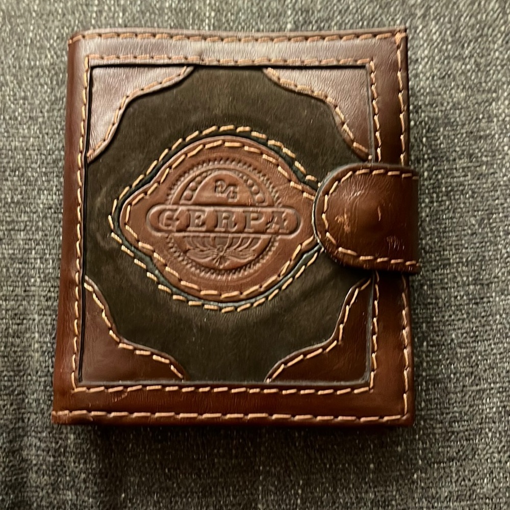 Genuine leather Mexican Gerpa wallet gorgeous soft leather